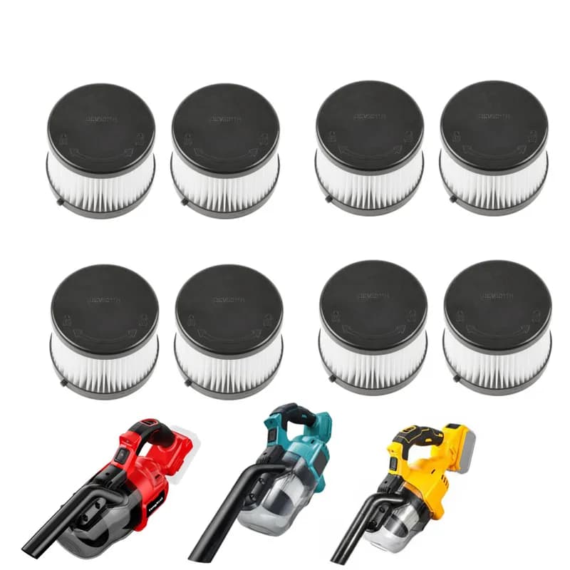 1/2/4/8PCS DCV5011H Replacement Filters For DEWALT/Makita/Milwaukee Cordless Handheld Vacuum Cleaner Washable Filter