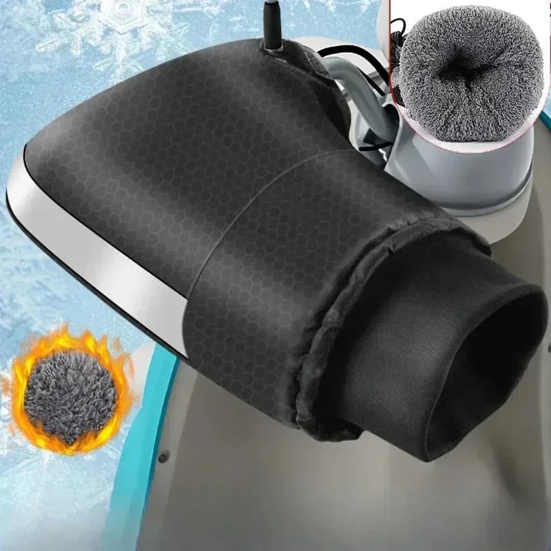 1 Pair Motorcycle Handlebar Muffs Winter cycling gloves Waterproof Handle bar Mitts Snowmobile E-Bike Motorbike Thermal Gloves