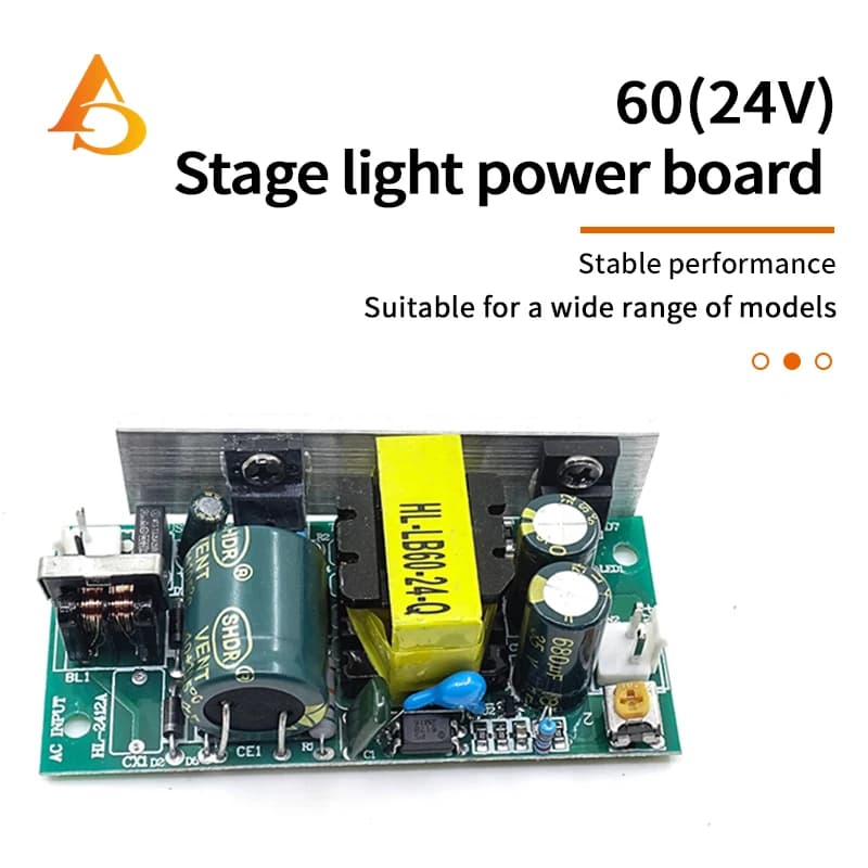 Power Supply 24v Output 60w Power 110v/220v Inout For 18x3w 7x12w Led Par Lights Stage Light Repair Parts