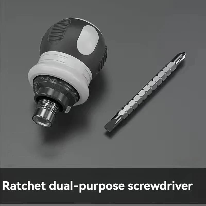 Ratchet Screwdriver Set Short Shaped Radish Head High Hardness Labor-saving Multi-functional Dual-purpose