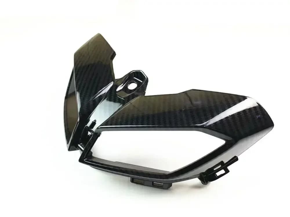 Hydro Dipped Carbon Fiber Finish Front Headlight Cover Fairing Cowl For YAMAHA MT09 FZ09 2017-2019 MT-09 Motorcycle Fairings