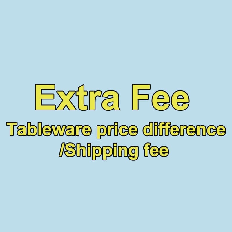 Shipping Fee Tableware Set Price Difference Pay Additional Fees Link