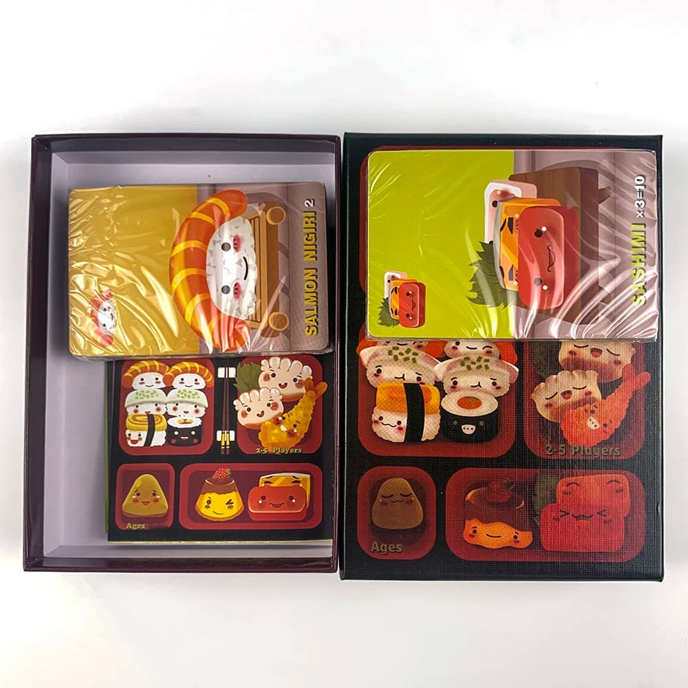 1pc "Sushi Go" Family Gathering Game Card,An Interesting Sushi Party English Version Card Game, Food-themed Game