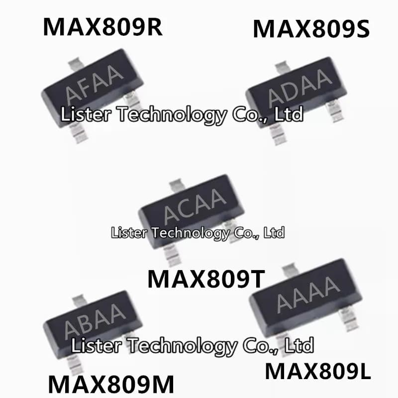 20~200Pcs/Lot New MAX809 SOT-23 MAX809R AFAA MAX809S ADAA MAX809T ACAA MAX809M ABAA MAX809L AAAA SOT23