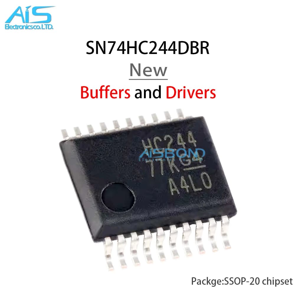 10Pcs/Lot New SN74HC244DBR HC244 SSOP-20 Buffers and Line Drivers IC Chip