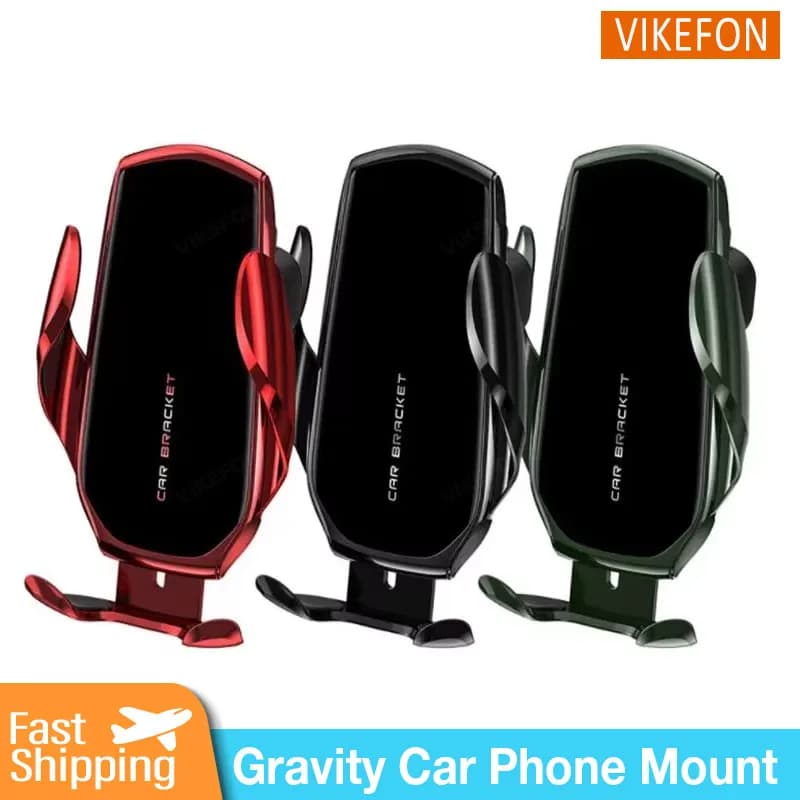 Gravity Car Phone Holder Stand Air Vent Clip GPS Mount Universal Mobile Cell Support in Car For iPhone Xiaomi Samsung Bracket