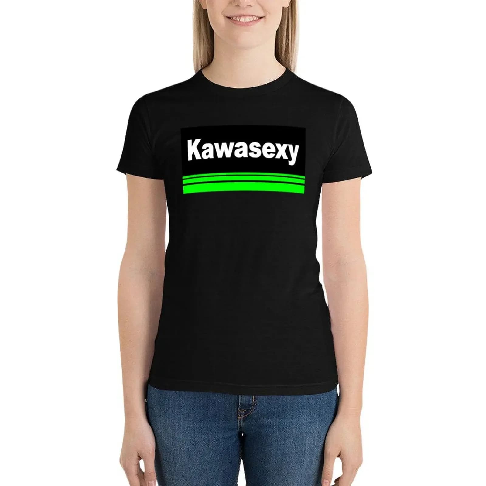 Kawasexy T-Shirt summer top tees rock and roll t shirts for Women