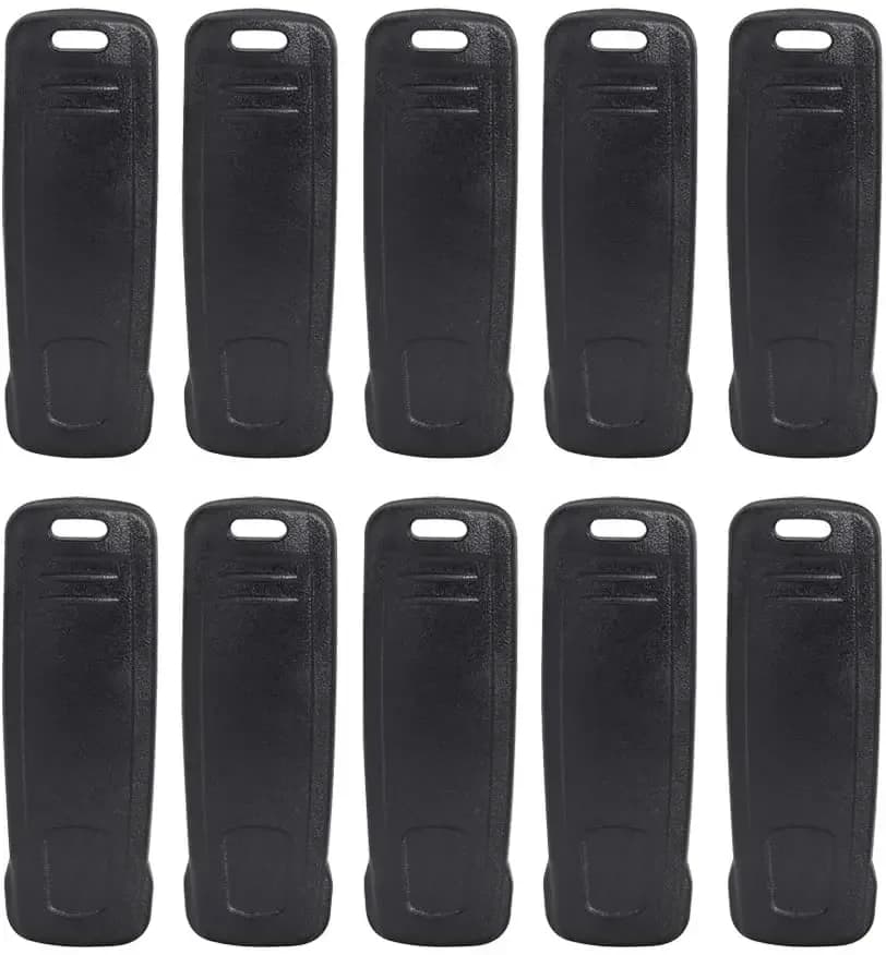 10 Pack Back Clip Waterproof Belt Clip for Motorola CLIP-20 VX-261 VX-264 EVX-261 VX-451 Two-Way Radio Walkie Talkie Accessorie