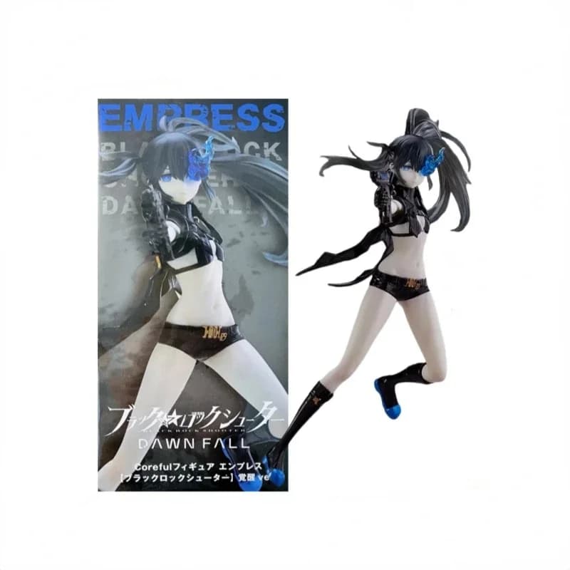 Authentic Stock TAITO Black Rock Shooter Queen Awakens BLACK ROCK SHOOTER Movable Figurine Model Toy Gift Movie Anime Game