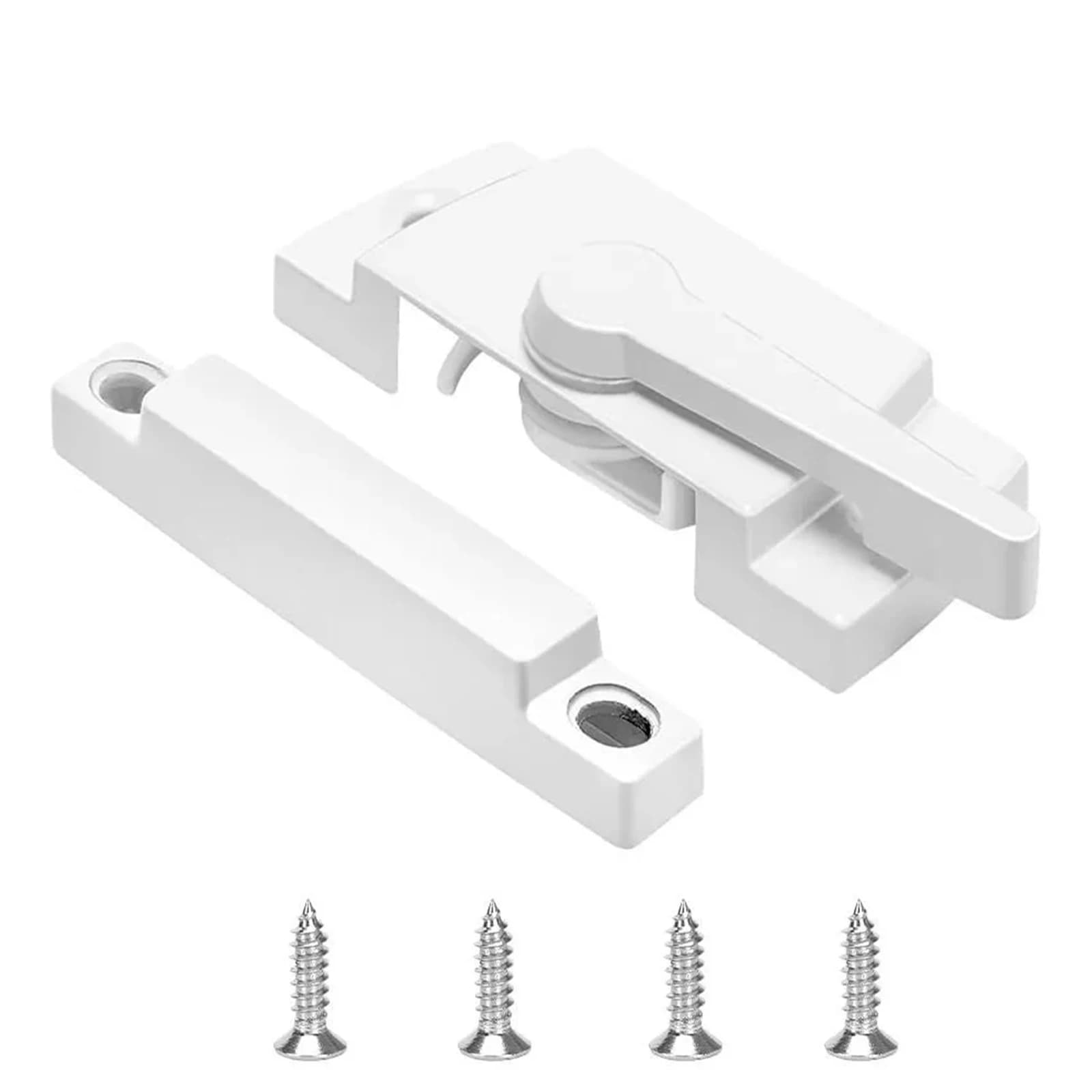 2pcs Child safety Window Latches lock Anti-theft Plastic steel crescent lock for aluminum sliding Door and window hardware