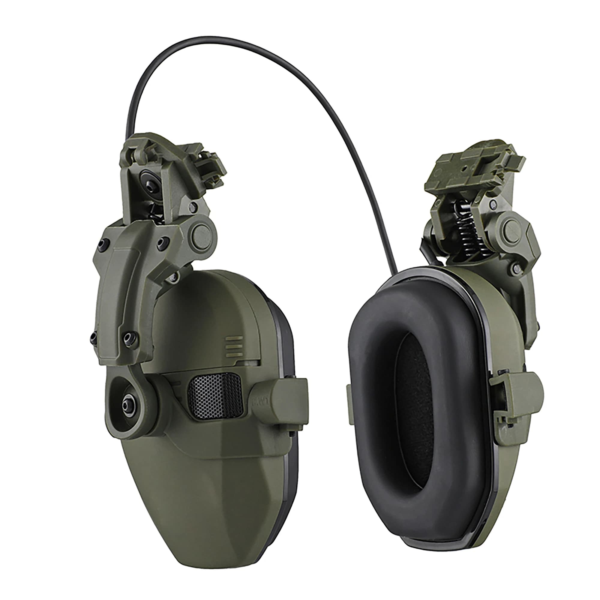Tactical Helmet Headset Active Noise Canceling Ear Protection Shooting Hunting Hearing Defender Helmet Mounted Headphones