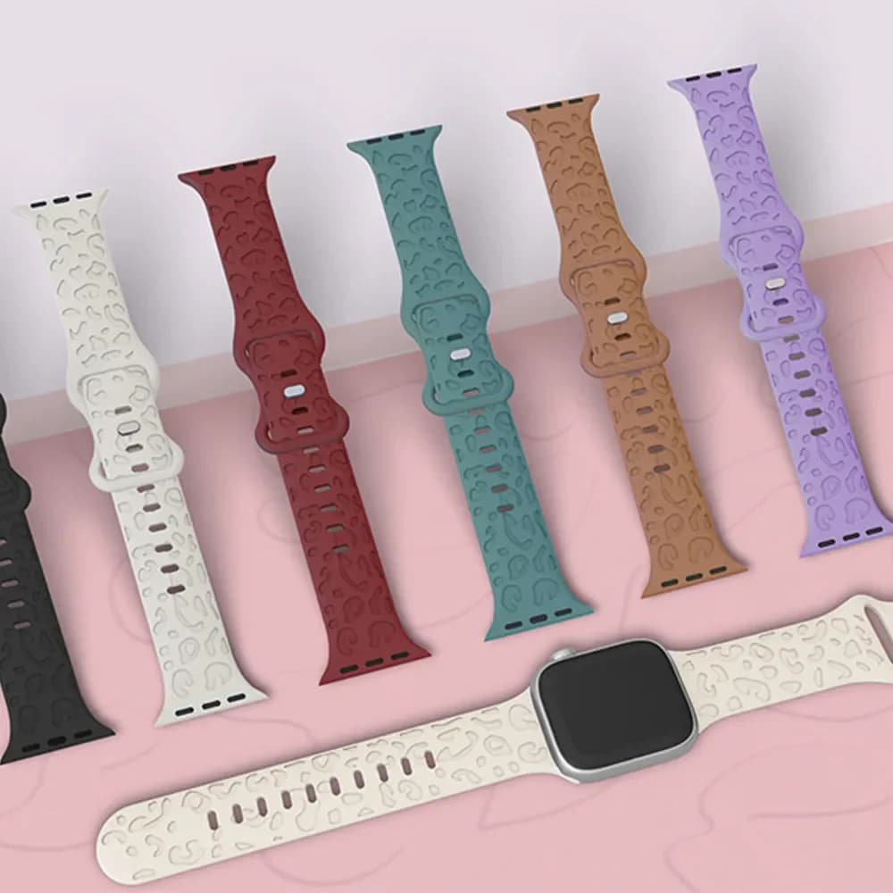 Engraved Straps For Apple Watch ultra 2 Band 49mm 45mm 44mm 38/40/41mm Silicone correa bracelet iwatch series 10 42/46mm 98765