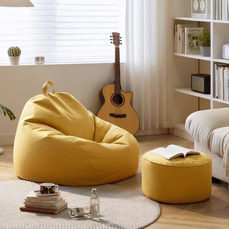 Comfortable Sitting Bean Bag Sofas Reading Lounge Lazy Large Bean Bag Sofas Giant Bedroom Relleno Para Puffs Bubble Decorations