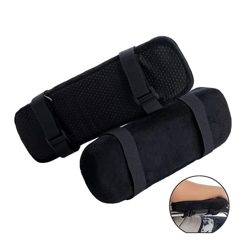 1/2Pcs Smelov Office Chair Parts Arm Pad Memory Foam Armrest Cover Cushion Pads For Home Office Chair Comfortable Elbow Pillow