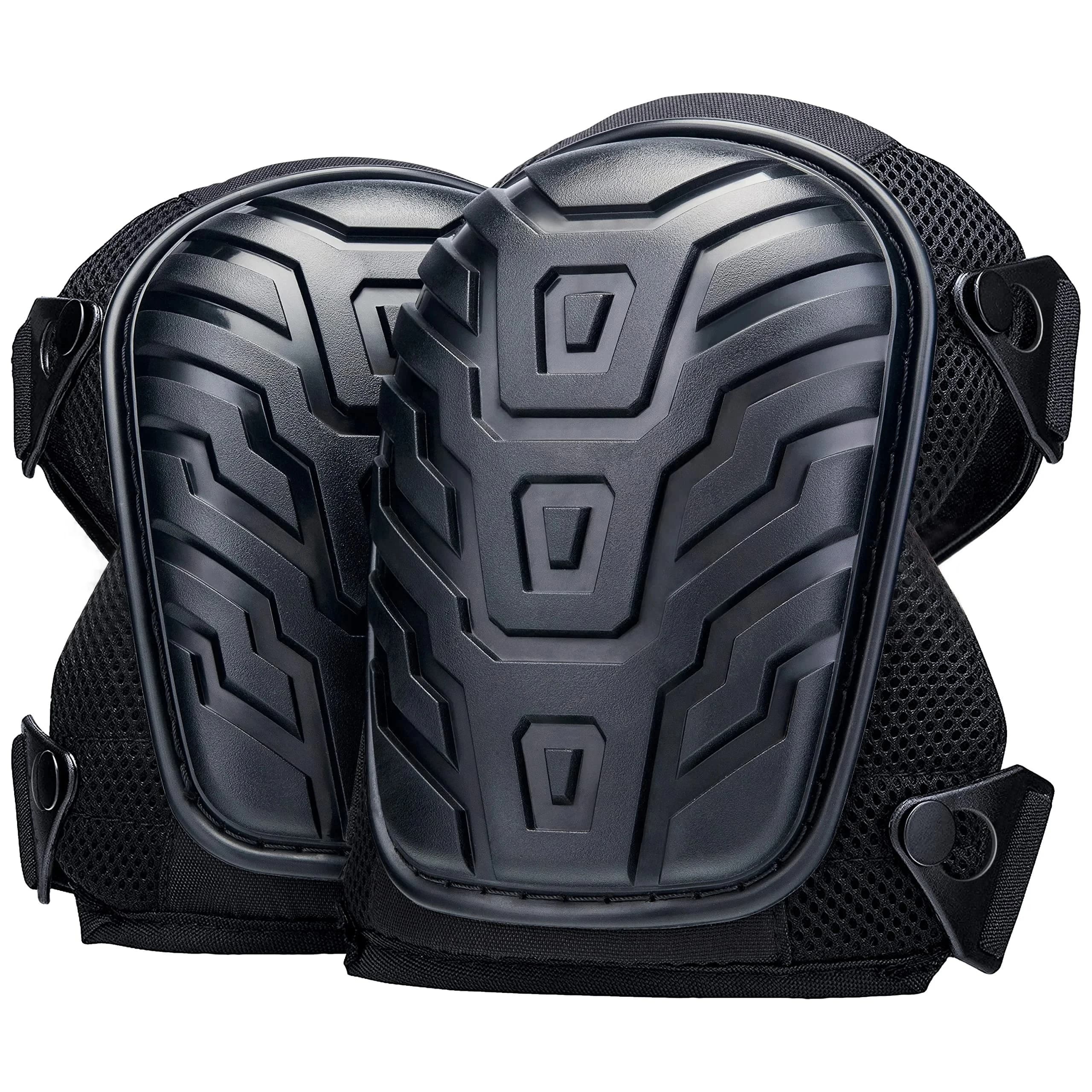 Professional Heavy-Duty Knee Pads for Work – Adjustable Double Strap Design for Gardening, Construction & Industrial Use