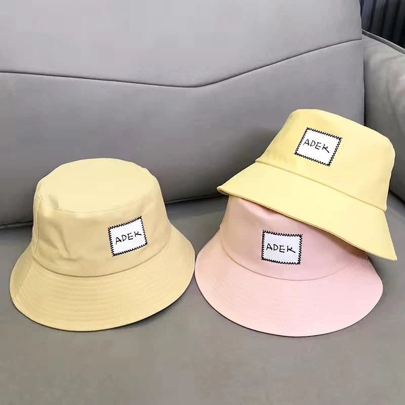2022 New Bucket Hat Candy Color Sunscreen Women Headgear Outdoor Travel Cycling Headdress Fishermen Hats Hip Hop Panama Dicer