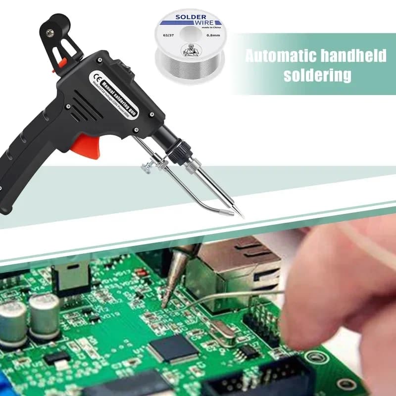 Multifunctional Electric Soldering Iron Internal Heating Manual Soldering Gun Set Handheld Welding Machine 110V Household Tools