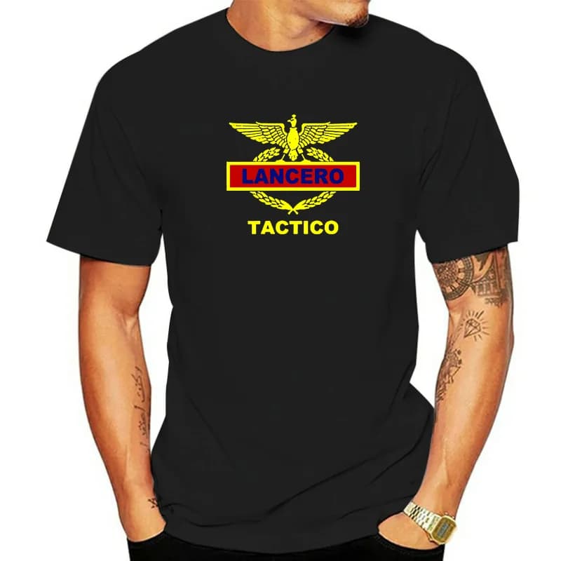 2020 Fashion Rare Lancero Colombian Army Military School Contraguerrillas War Train T-Shirt Tees