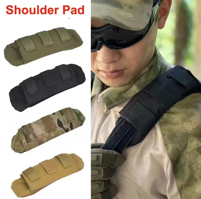 Outdoor Tactical Shoulder Pad, Breathable Tactical Sling Cushioning Non-slip Shoulder Liner