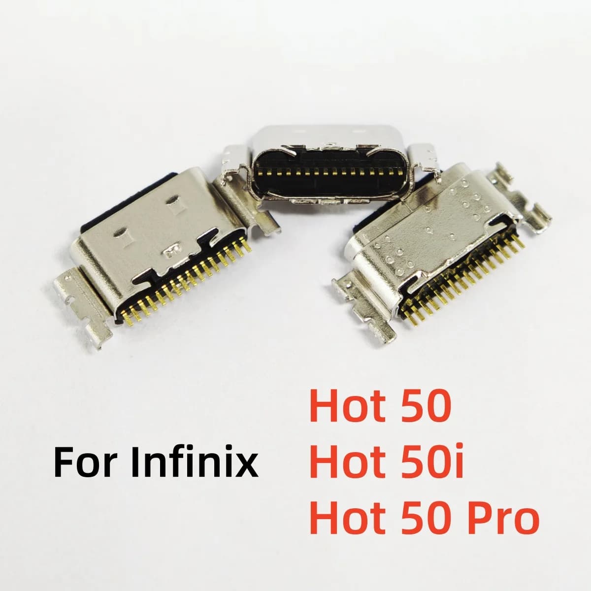 5-50PCS For Infinix Hot 50 i Pro USB Charging Pin Port Dock Plug Charger Connector Socket Repair Parts X6882 X6531 X6881