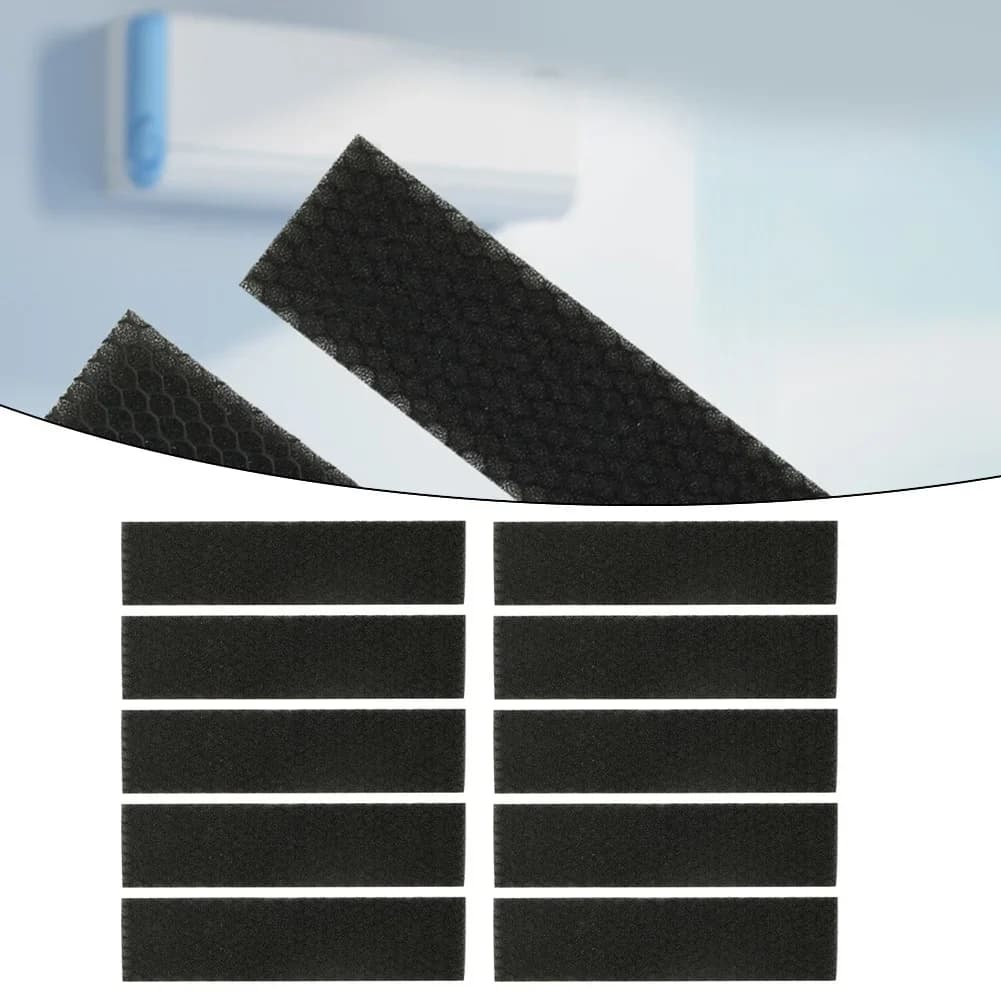 5/10PCS Air Conditioning Filter Black Three-Level Cotton Filter For Midea AC Filters Accessories