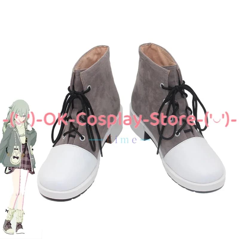 Kusanagi Nene Cosplay Shoes Game Project Sekai PU Shoes Halloween Carnival Boots Cosplay Props Custom Made