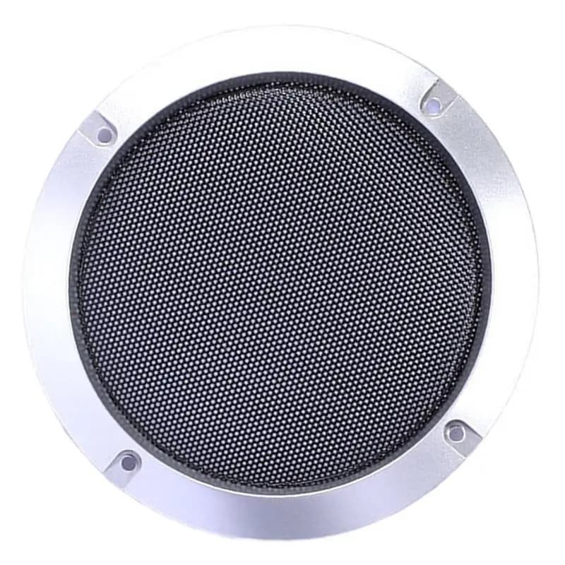 Speaker Metal Grill Decorative Round Speaker Protective Cover Stylish Audio Speaker Grills Space-Saving Speaker Protector For