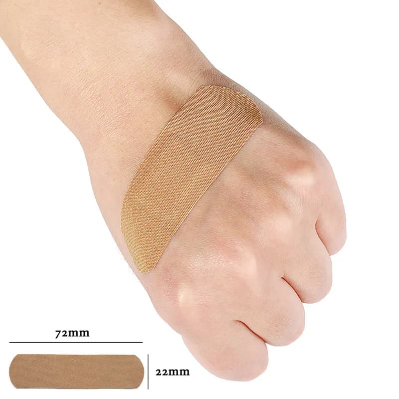 100Pcs Elastic Fabric Band-Aid First Aid Kit Wound Adhesive Plaster Medical Bandages Sticker For Home Travel Outdoor Survival