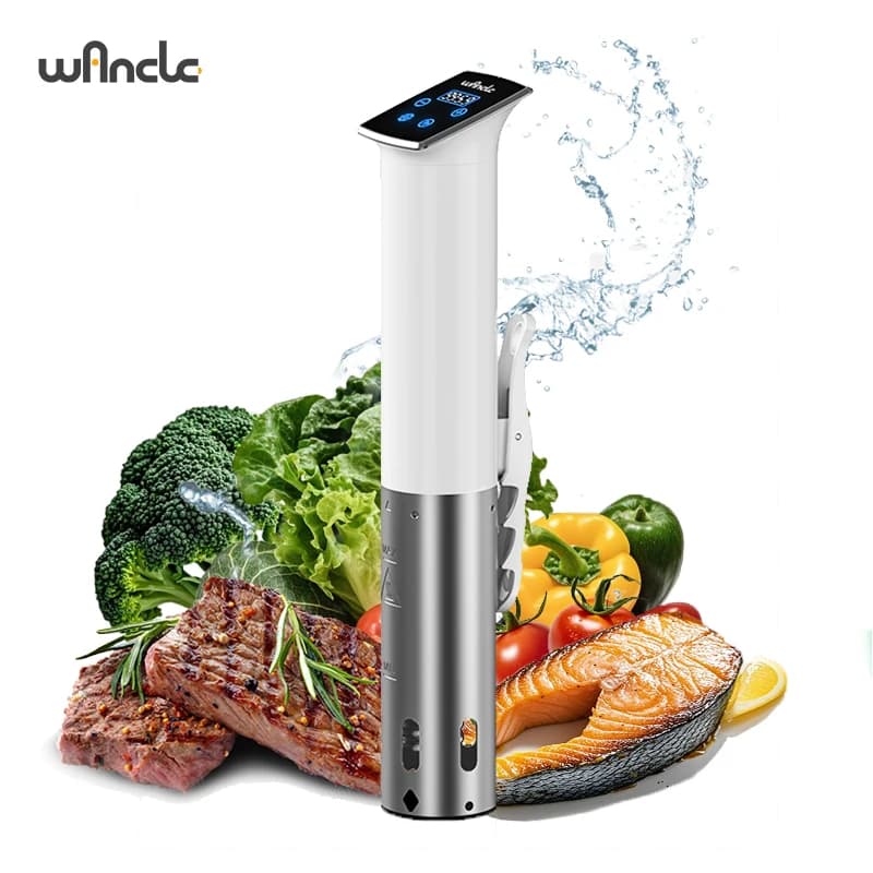 Wancle 1100W Vacuum Sous Vide Cooker IPX7 Waterproof Slow Cooker Immersion Circulator Accurate Cooking With LED Digital Display