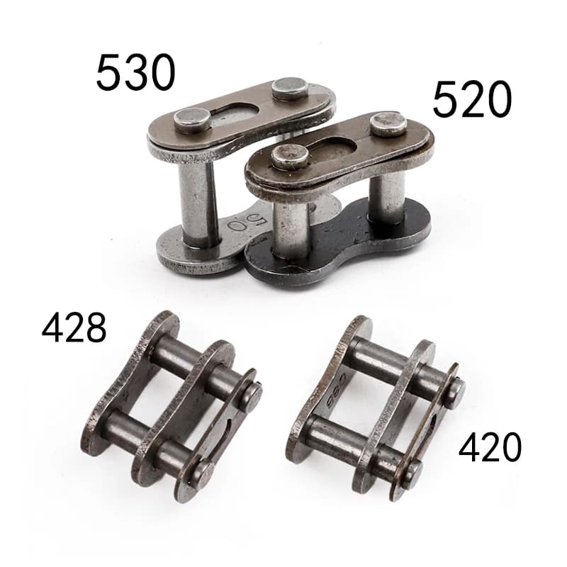 420 428 520 530 Chain Buckle Ring Link Motorcycle Heavy Chain Connecting Connector Master Joint Link With O-Ring Chain Lock