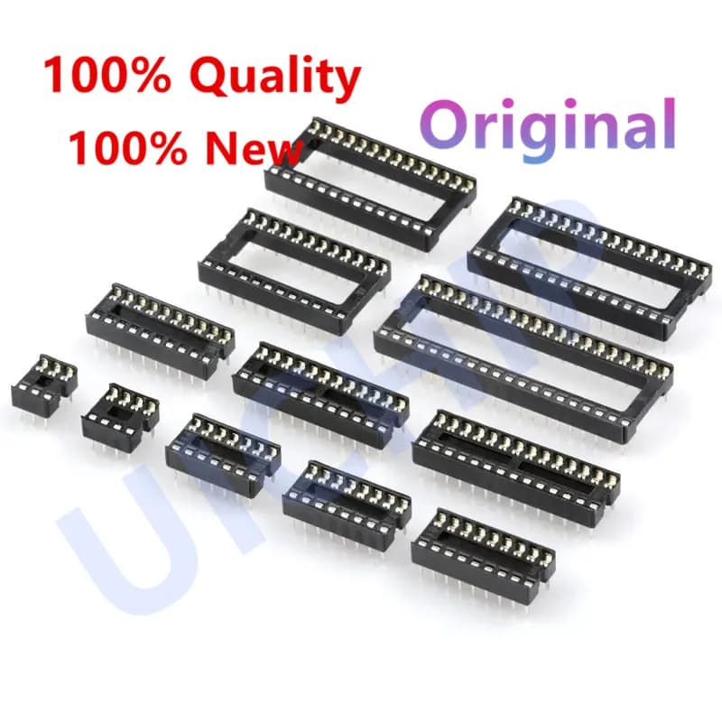 10PCS Square hole DIP8 14 16 Pin DIP8 DIP14 DIP16 Pin IC Socket