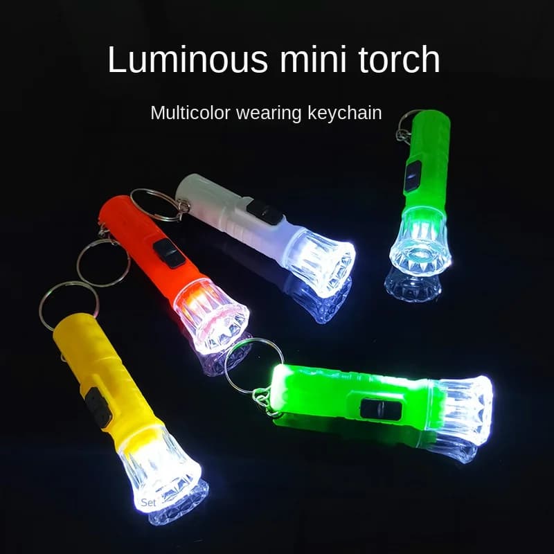 10Pcs Mini Children LED Flashlight Lamp Toy for Kids Birthday Party Favors Pinata Fillers Goodie Bag Gift