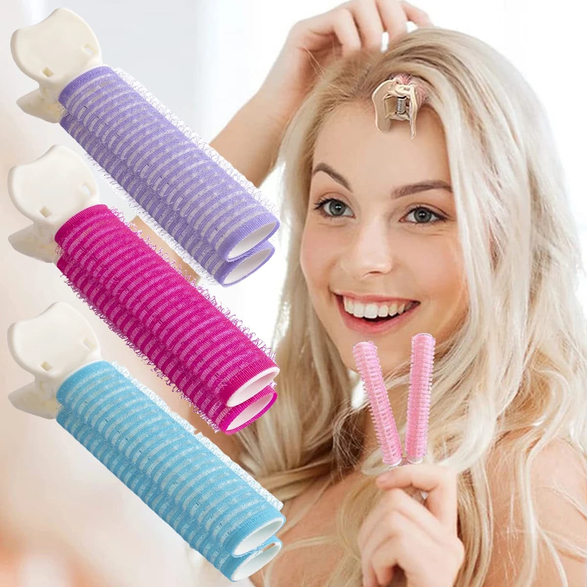 Natural Hair Root Fluffy Clips Hairpin Curly Hair Rollers Culers Bangs Hair Styling Hairs Lazy Korean Styling Hair Accessories