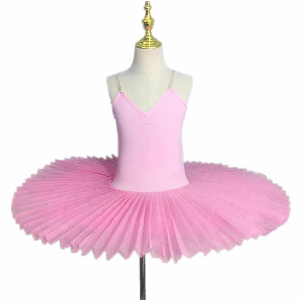 Pink Ballet Dance Tutu Skirt Swan Lake Ballet Dress Children's Performance Costume Kids Belly Clothing Stage Professional