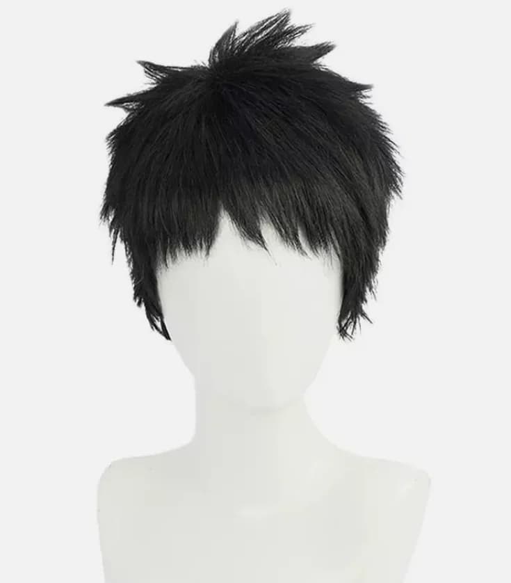 My Dress-Up Darling Marin Wakana Gojo Cosplay Wigs Black 30cm Short Men Hair
