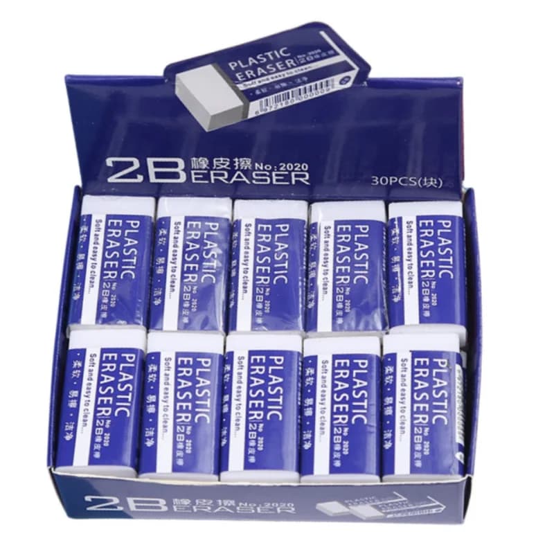 2B Eraser Simple eraser Clean primary school children learn eraser