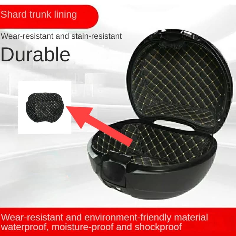 Motorcycle Trunk Pad Trunk Lining For SHAD Trunk Mat SH29 33 34 39 40 45 SH48 SH59 Soft Comfortable Size Correspondence