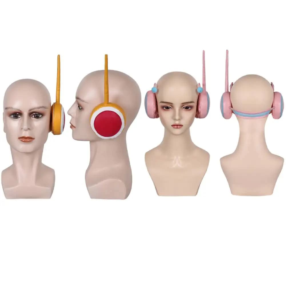 Nami Luffy Egghead Cosplay Roleplaying Earphone Earmuffs Prop Halloween Carnival Costume Accessories Adult Men Women Headwear
