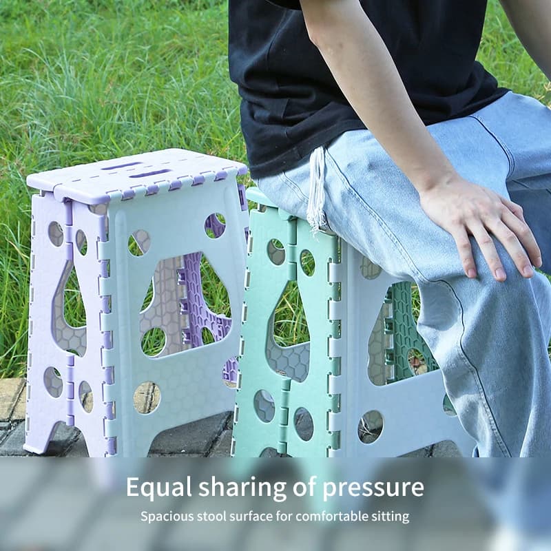 Pedal folding pedal pedal folding chair stool load-bearing ladder step platform folding chair