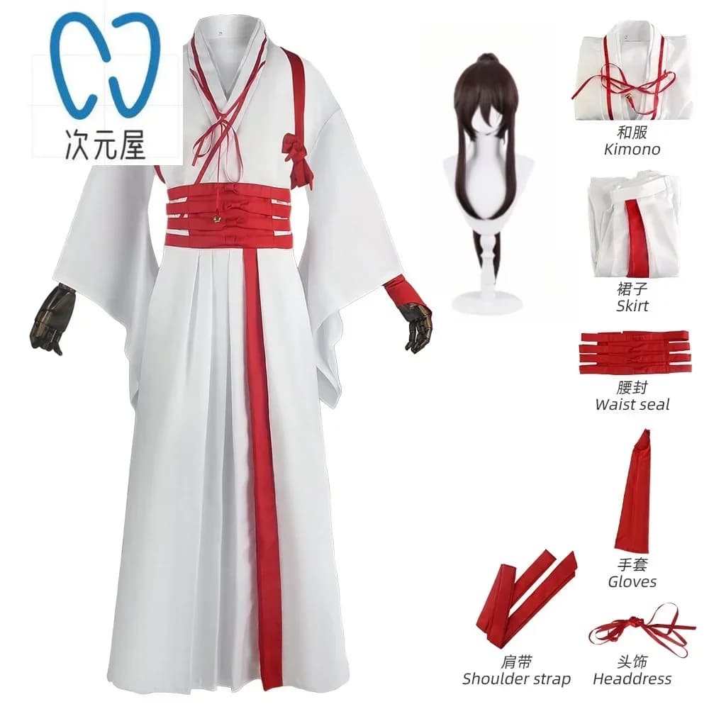 Anime Hells Paradise Jigokuraku Gabimaru Sagiri Yamada Asaemon Cosplay Costume Wig