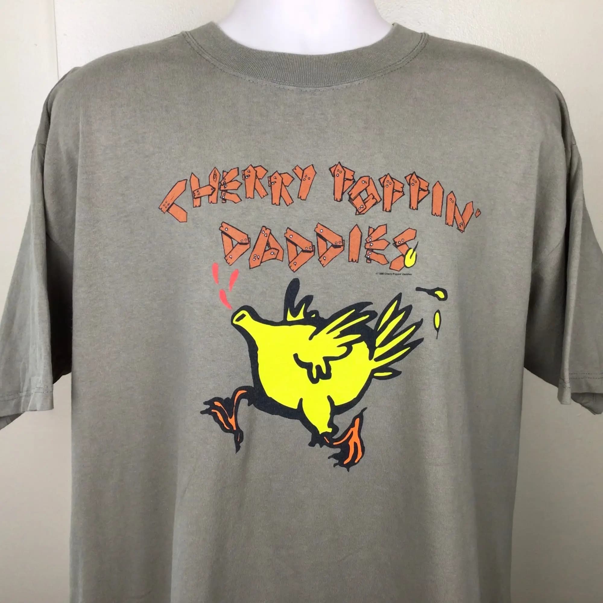 Vtg 1998 Cherry Poppin’ Daddies TShirt Green XL 90s Ska Rock Band