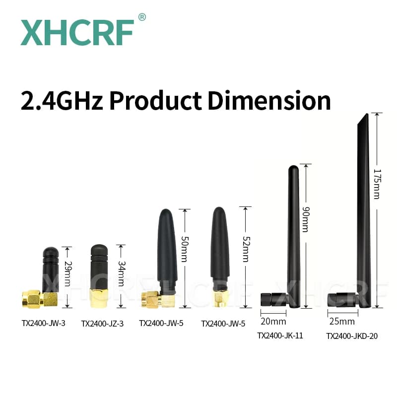 2.4 GHz Router Antenna for Wireless Module 2.4GHz WiFi Antennas Super Short Omni ZigBee Internet SMA Male 2.4G External Aerial