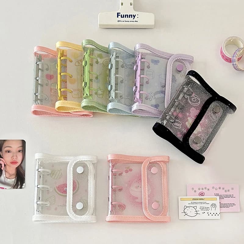 Binder Photo Album 3inch Photocard Holder Idol Card Collect Book Binding Machine Photocards Storage Albums Card