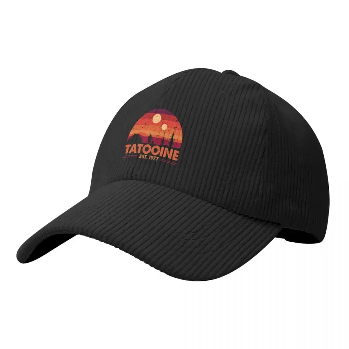 Tatooine - Parody - Tatooine Sunset - Tatooine Travel Corduroy Baseball Cap sun hat birthday Boy Women's