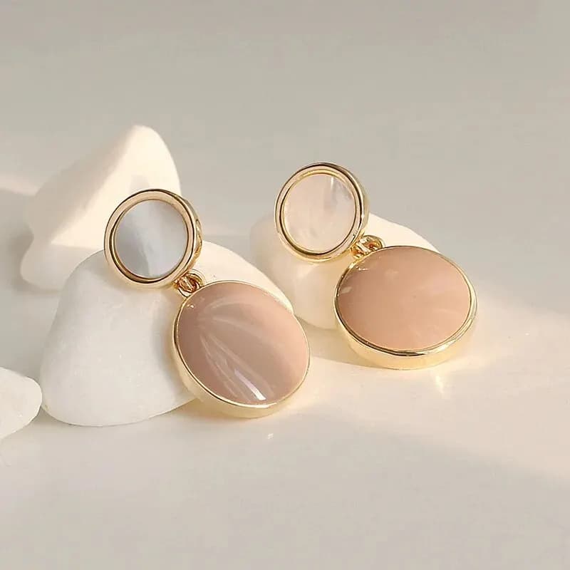 Drip Glazed Earrings, Feminine Style, Korean Personality, Cold Style Earrings, Earrings, and Earrings