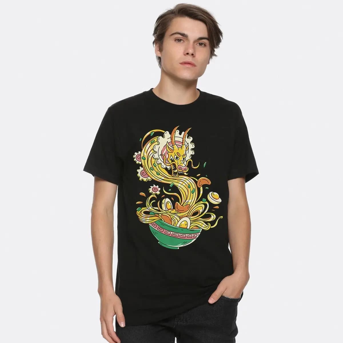 Ramen Dragon Art T Shirt New Year 2024 All Sizes DRG 231146