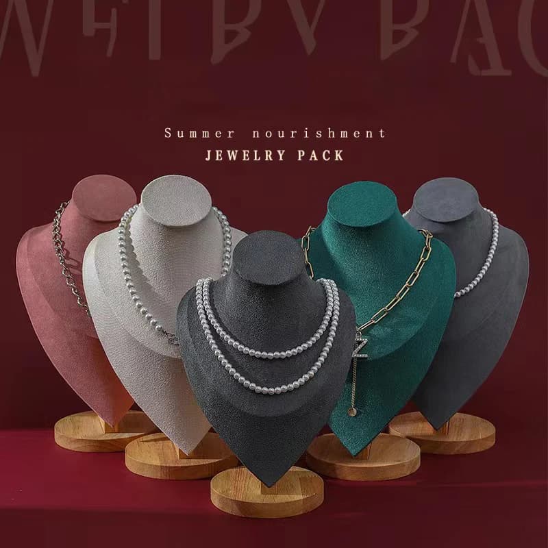 1PC, Necklace Display Frame Portrait Model Neck Pendant Jewelry Frame, Neck Model Display Frame Jewelry Necklace Photo Props