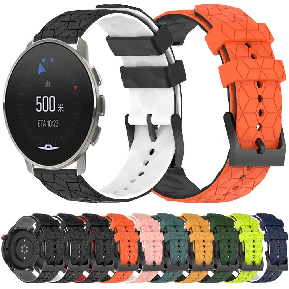 Sports Silicone Strap For SUUNTO 9 5 PEAK Band Bracelet For SUUNTO 3 Replacement correa Wrist Watchbands 20/22mm Belt Accessorie