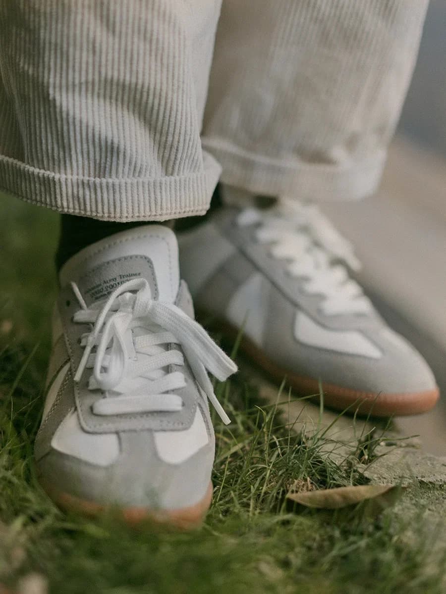 Maden Vintage Casual Sports Shoes for Women Leather Hiking Sneakers Men Platform Walking Athletic Shoe Unisex White Loafers