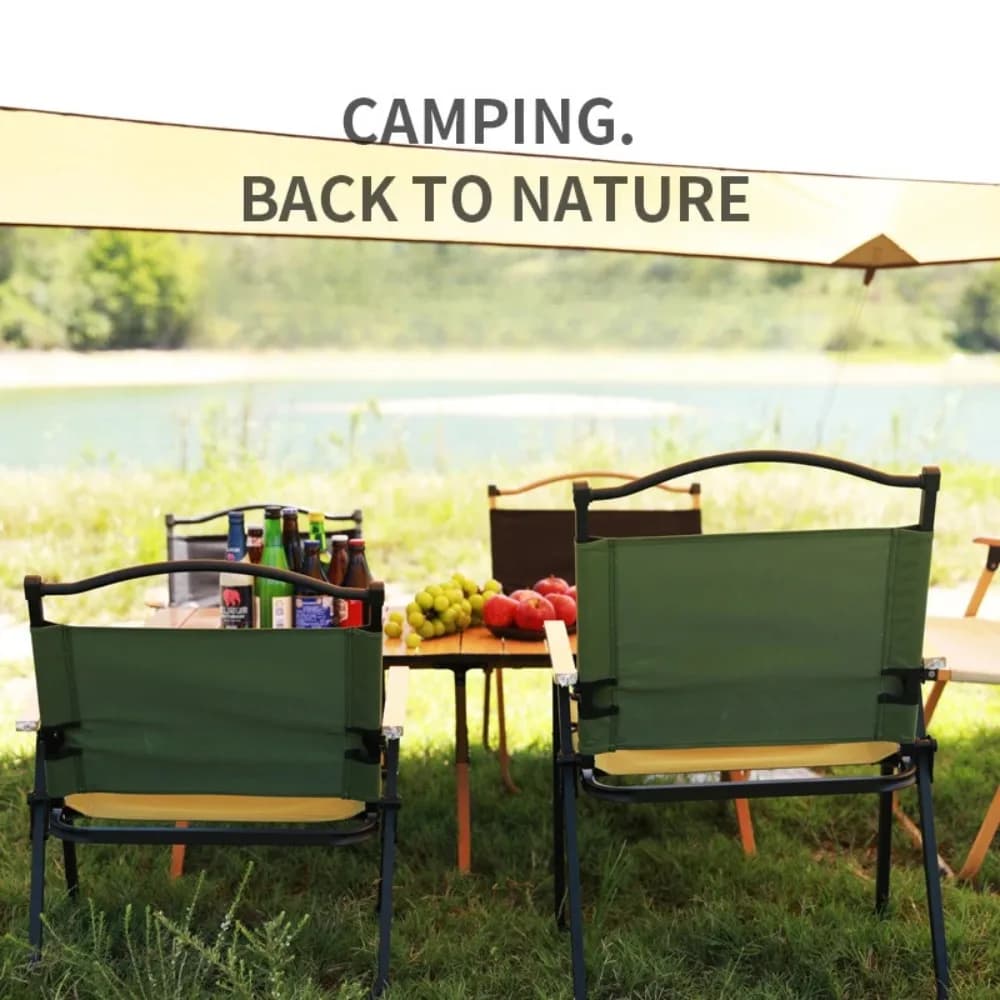 Portable Folding Camping Chair - Lightweight & Sturdy Outdoor Seat for Picnics, Beach, Fishing, and Backpacking
